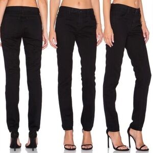 Denim x Alexander Wang 002 Black Relaxed Fit Tapered Leg Jeans Sz 27 $265
